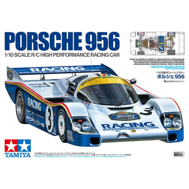 Tamiya 1/10 1983 Porsche 956 Le Mans Group C On-Road RC Car Kit 47508